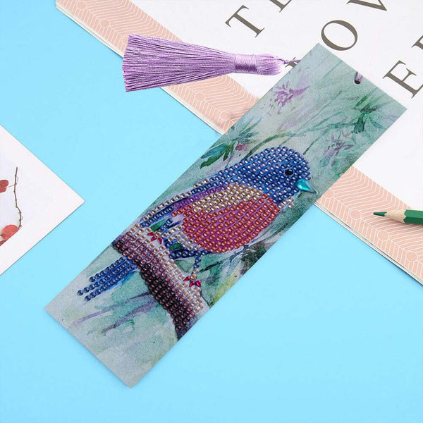 Diamond Painting Bookmark with Bird