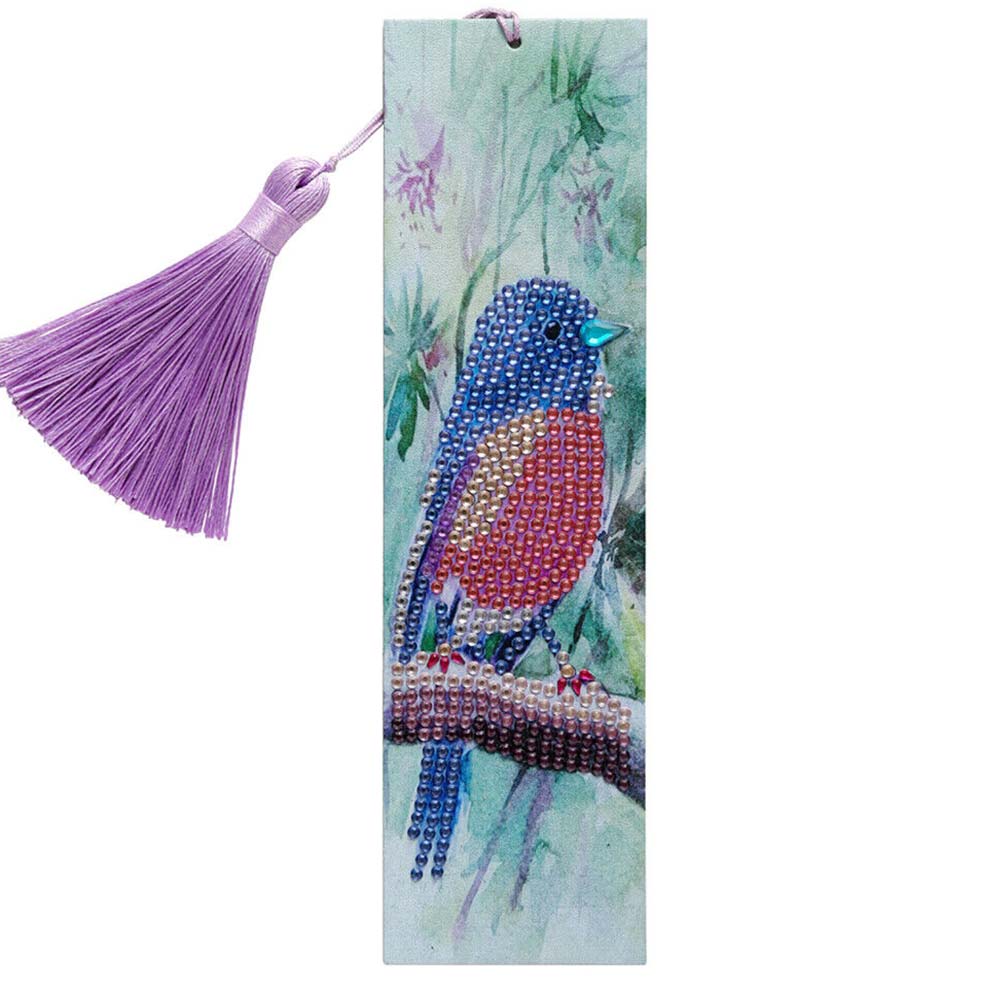 Diamond Painting Bookmark with Bird