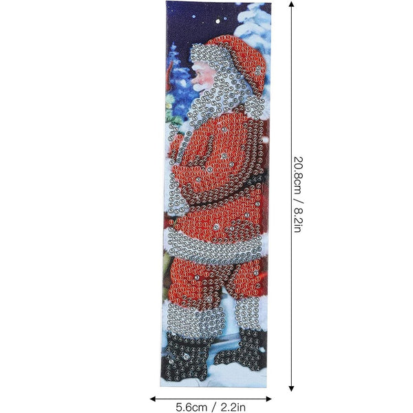 Diamond Painting Bookmark Santa Claus
