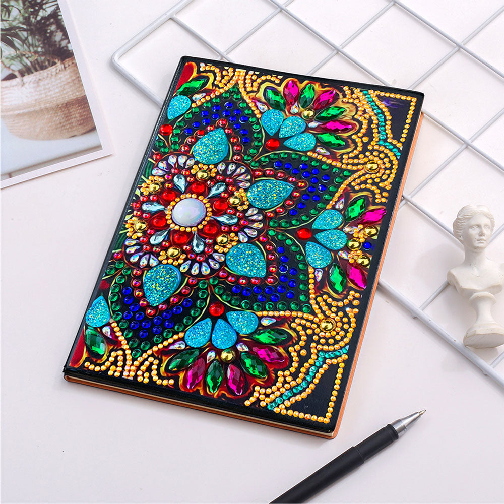 Diamond Painting Notebook with Flower