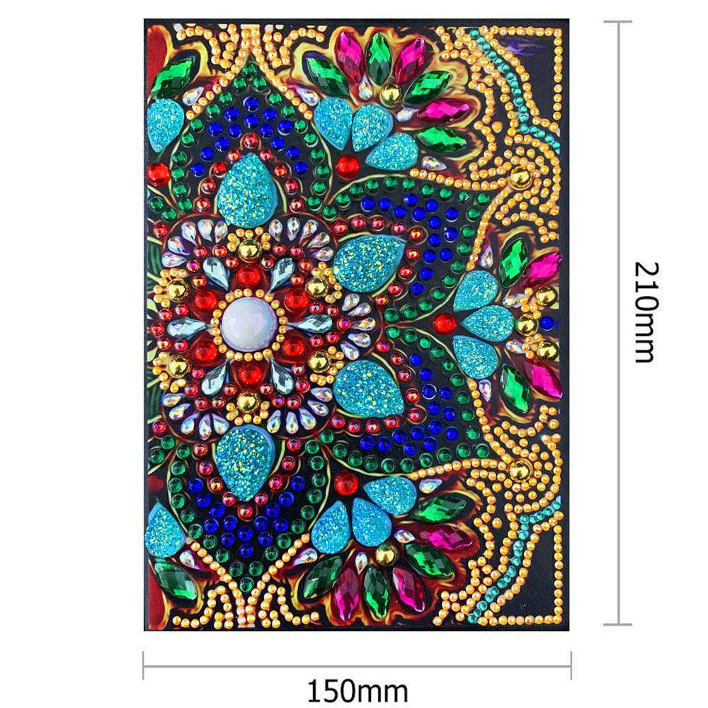 Diamond Painting Notebook with Flower
