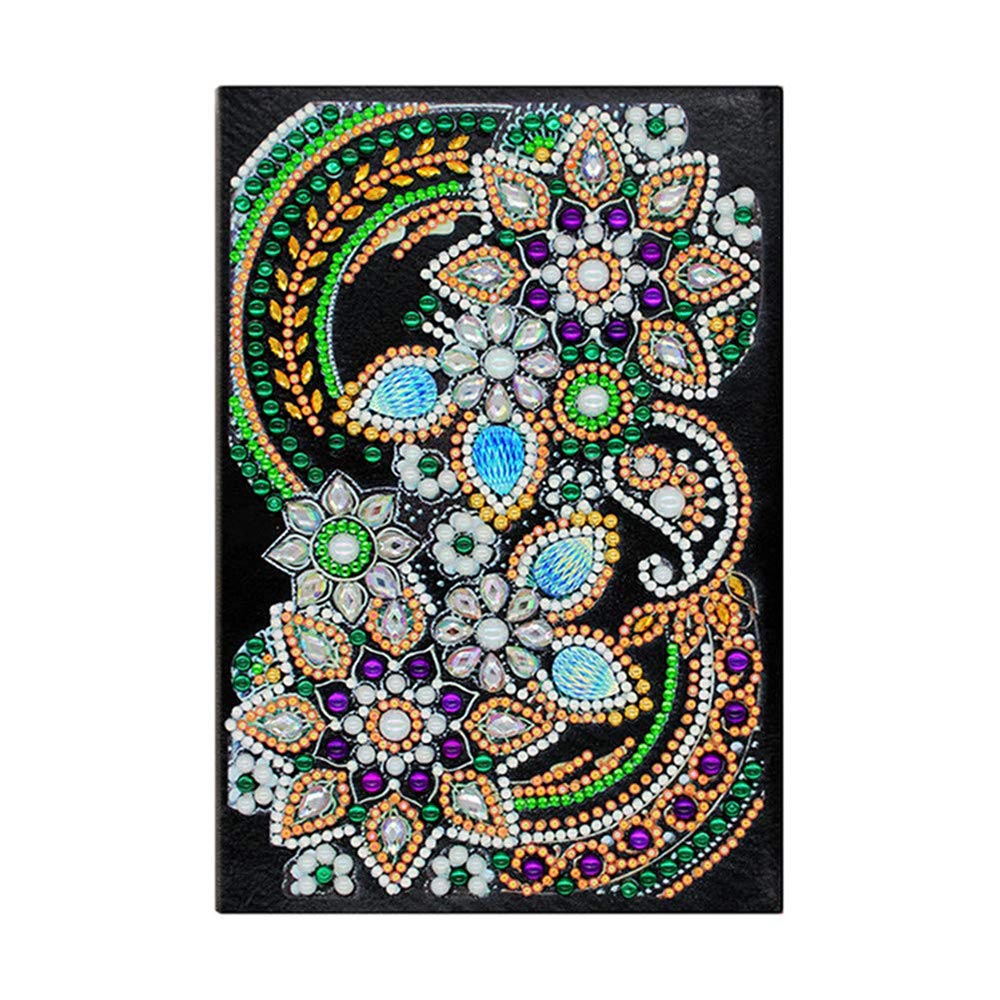 Diamond Painting Notebook with Flowers