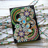 Diamond Painting Notebook with Flowers