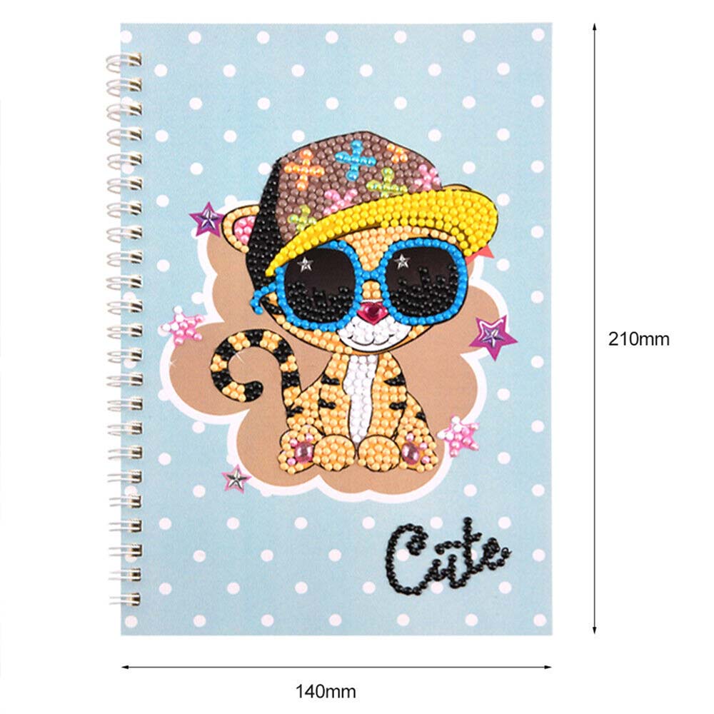 Diamond Painting Notebook Cute Cat
