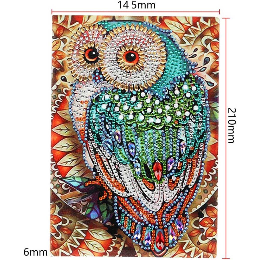 Diamond Painting Notebook - Owl