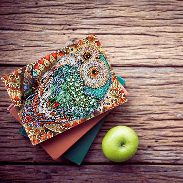 Diamond Painting Notebook - Owl