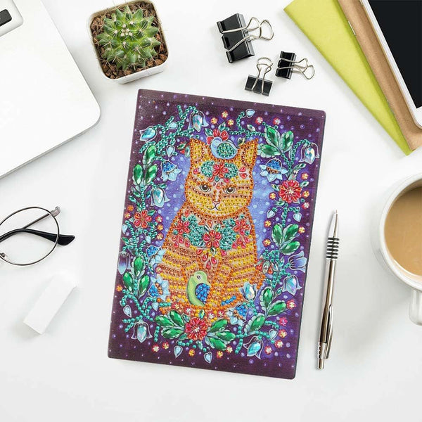 Diamond Painting Notebook Cat