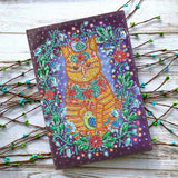 Diamond Painting Notebook Cat