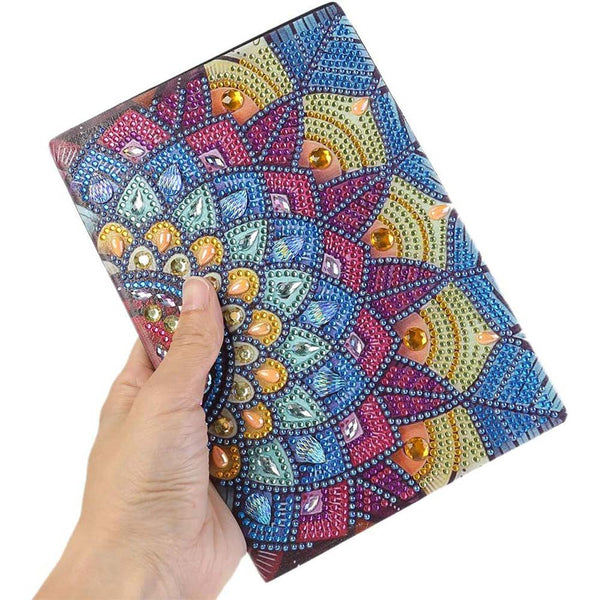 Diamond Painting Notebook Mandala Flower