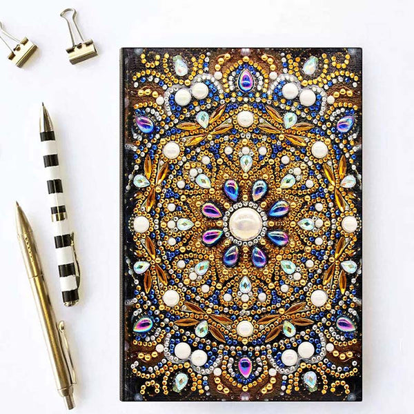 Diamond Painting Notebook Mandala design
