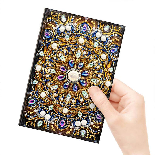 Diamond Painting Notebook Mandala design