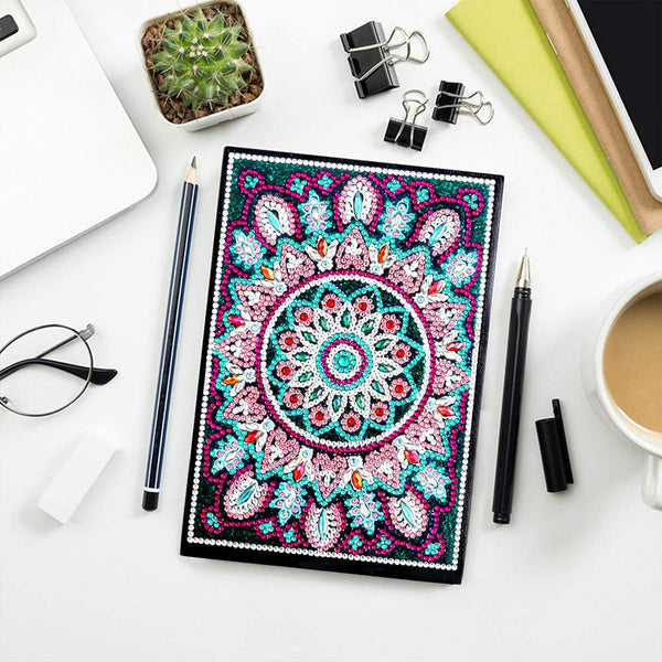Diamond Painting Notebook - Mandala