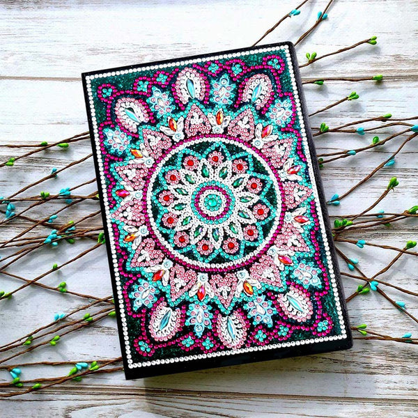 Diamond Painting Notebook - Mandala