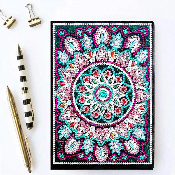 Diamond Painting Notebook - Mandala