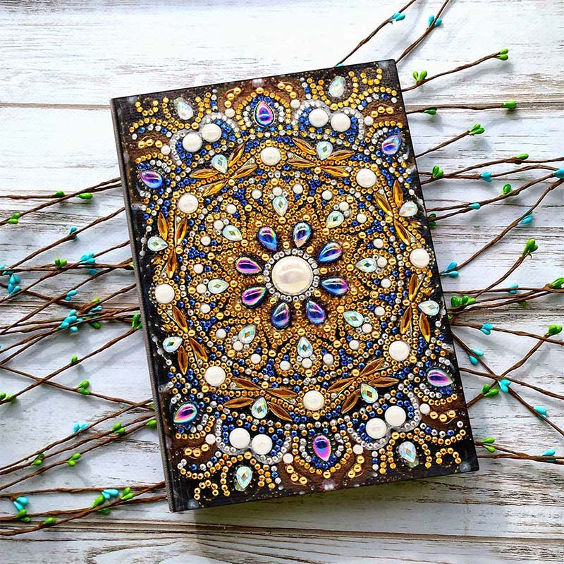 Diamond Painting Notebook Mandala design