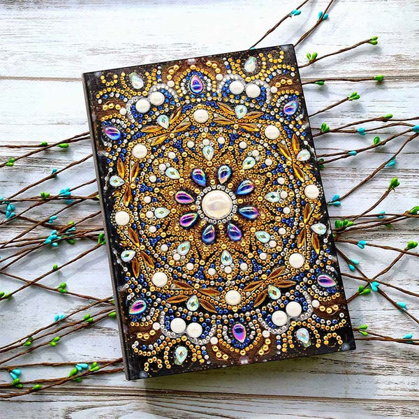 Diamond Painting Notebook Mandala design