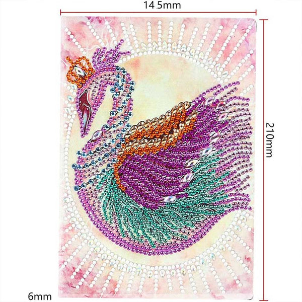 Diamond Painting Notebook Swan