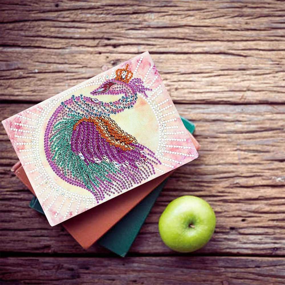 Diamond Painting Notebook Swan