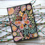 Diamond Painting Notebook Spread Joy