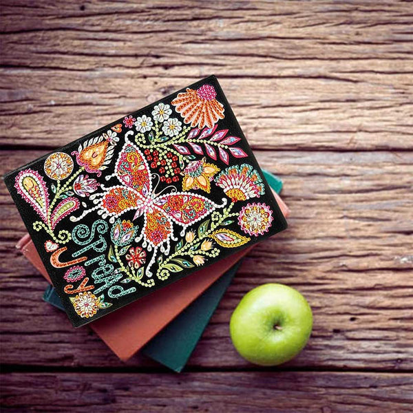 Diamond Painting Notebook Spread Joy