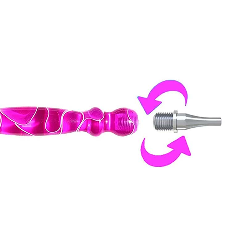Diamond Painting Pen Waves Purple with Steel Tips