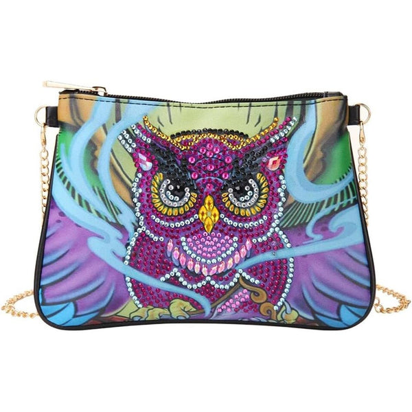 Diamond Painting Bag with Owl