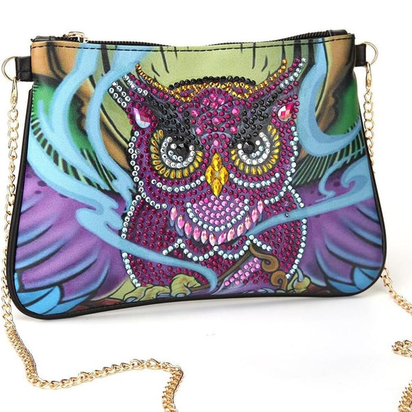 Diamond Painting Bag with Owl