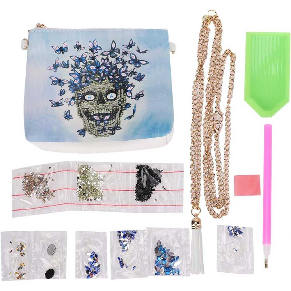 Diamond Painting Bag Skull