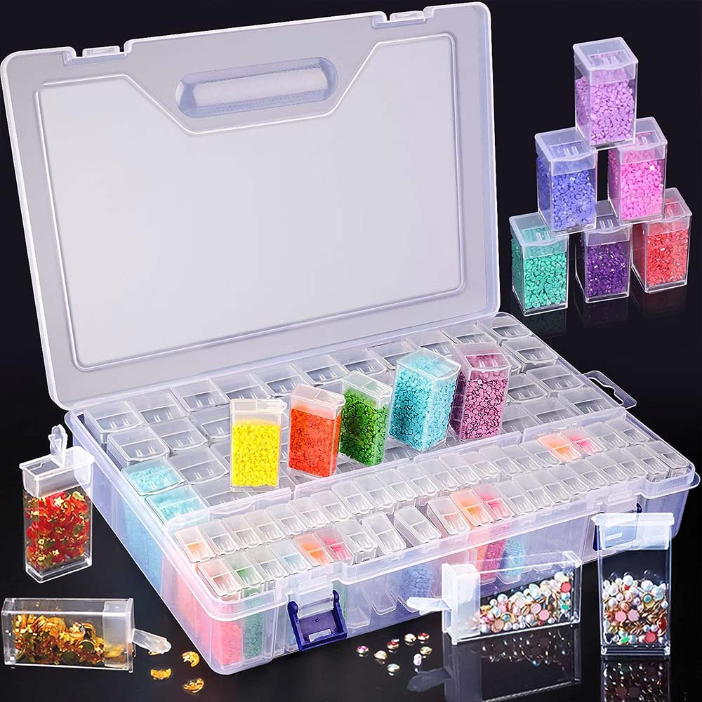 Diamond Painting XXL storage box with 88 compartments