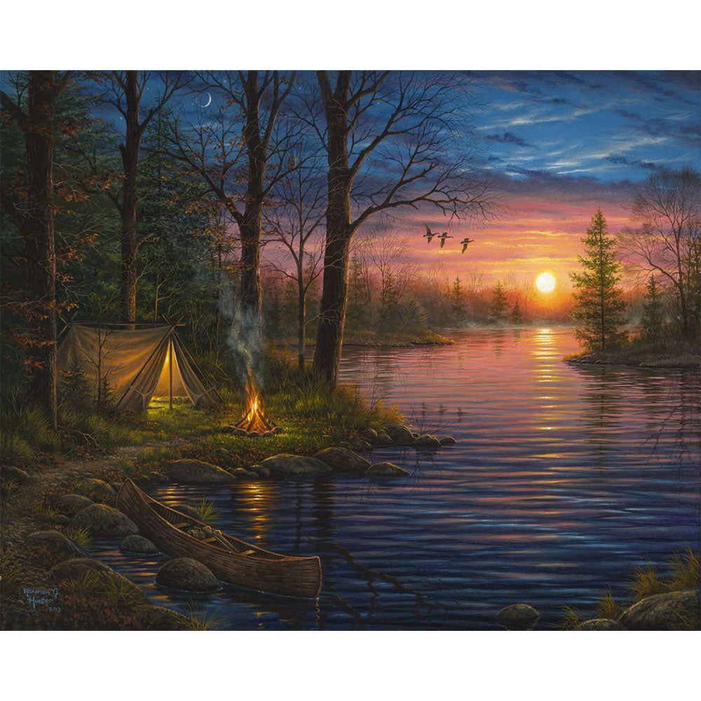 Paint by numbers Camping and Lake Figured'Art new arrivals, intermediate, landscapes