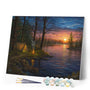Paint by numbers Camping and Lake Figured'Art new arrivals, intermediate, landscapes