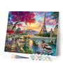 Paint by numbers Dinner By The Seine Figured'Art new arrivals, advanced, cities