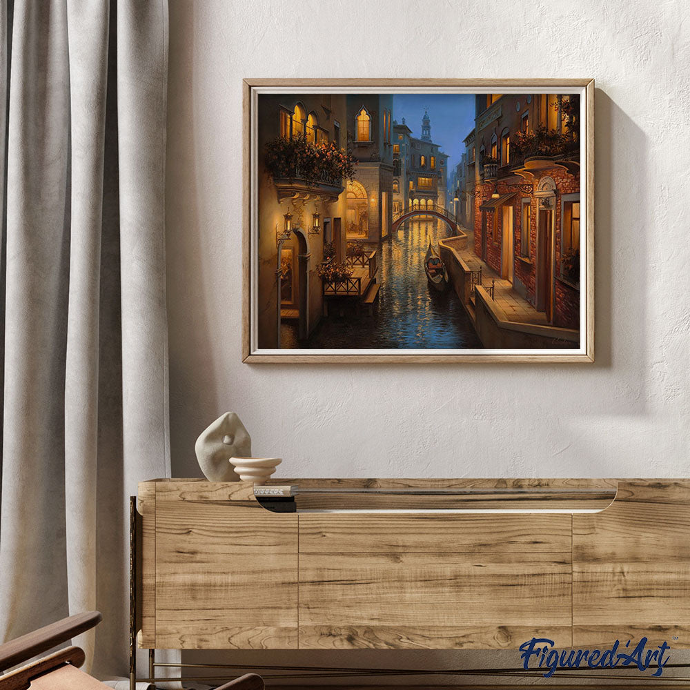 Paint by numbers | Beautiful water canals | ships and boats advanced new arrivals landscapes cities | Figured'Art