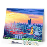 Paint by numbers | Buddha Bangkok | intermediate new arrivals landscapes cities | Figured'Art