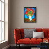 Paint by numbers | Vase with poppies - Van Gogh | flowers intermediate new arrivals reproduction | Figured'Art