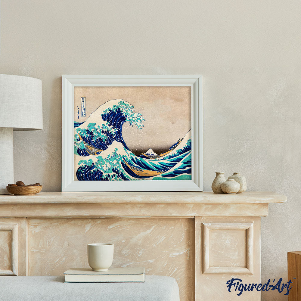 Paint by Numbers - The Great Wave of Kanagawa by Katsushika