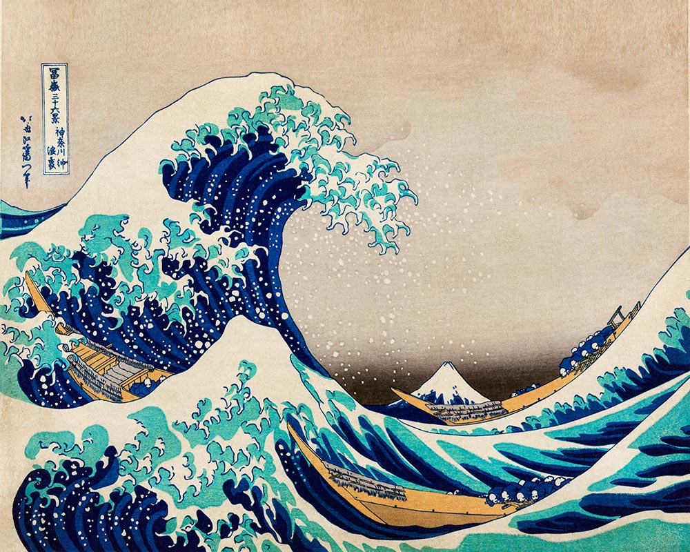 Paint by Numbers - The Great Wave of Kanagawa by Katsushika