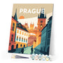 Paint by Numbers - Travel Poster Prague