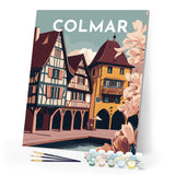 Paint by Numbers - Travel Poster Colmar