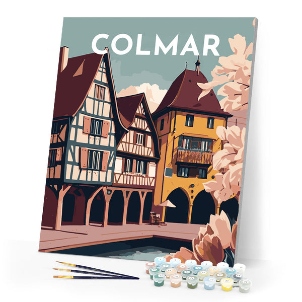 Paint by Numbers - Travel Poster Colmar