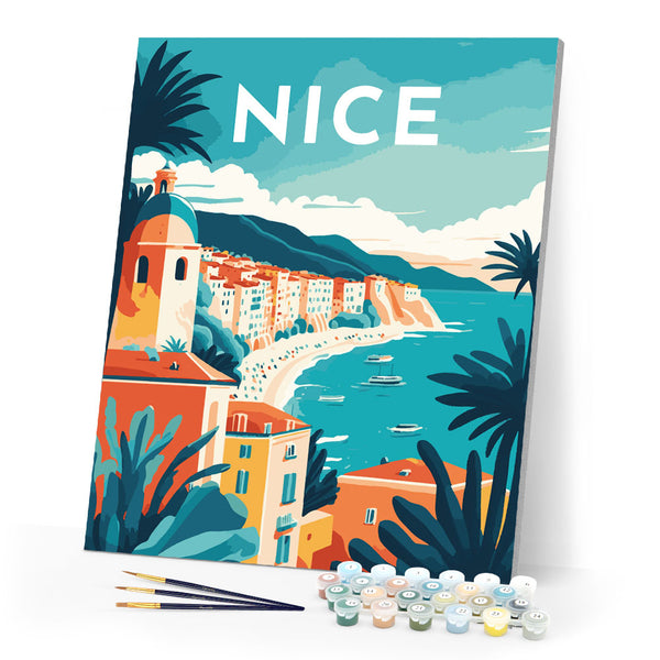 Paint by Numbers - Travel Poster Nice
