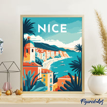 Load image into Gallery viewer, Travel Poster Nice