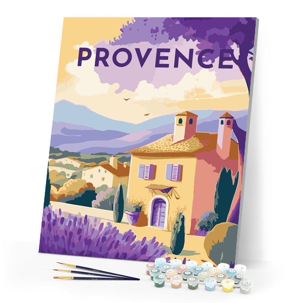 Paint by Numbers - Travel Poster Provence