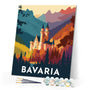 Paint by Numbers - Travel Poster Bavaria