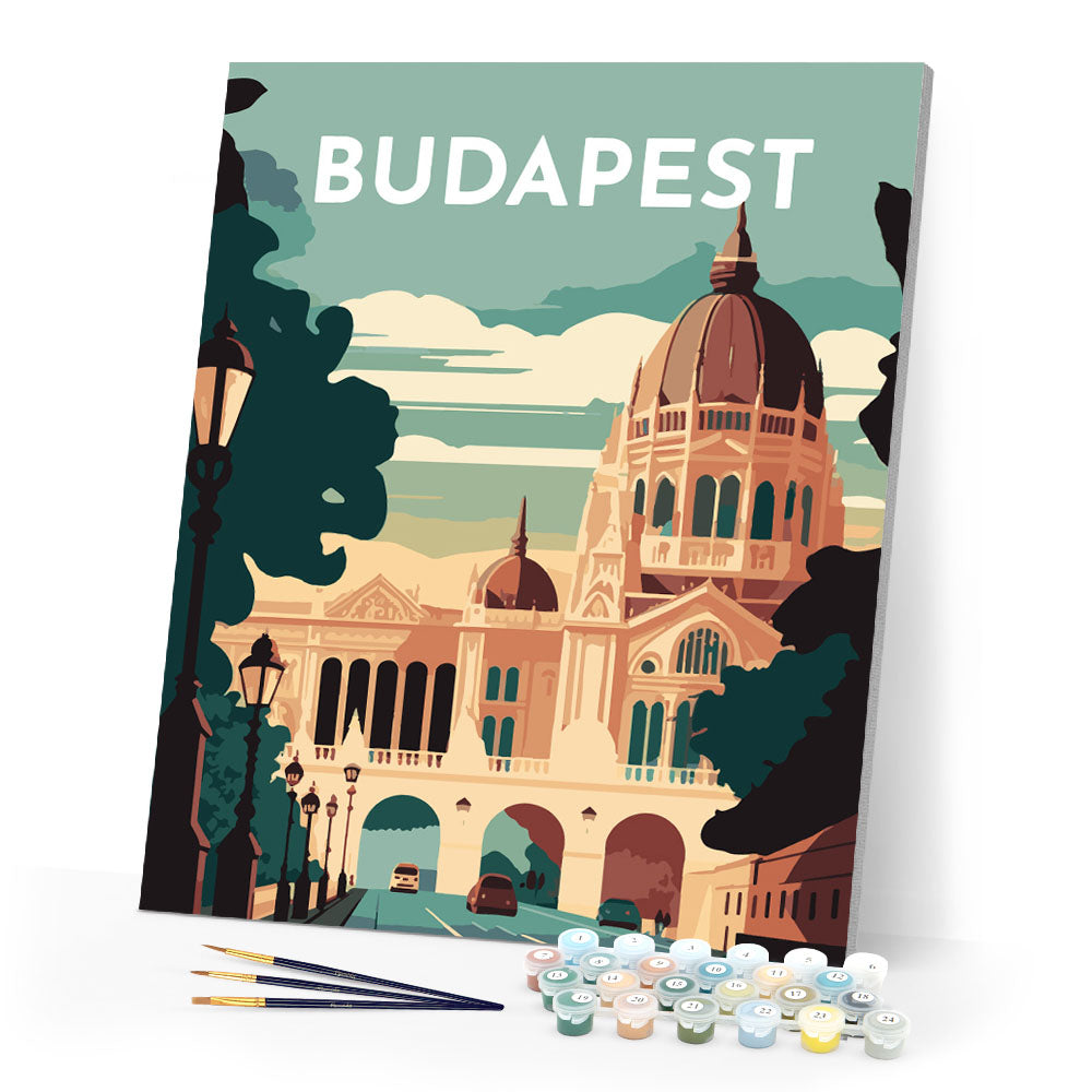 Paint by Numbers - Travel Poster Budapest