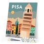 Paint by Numbers - Travel Poster Pisa