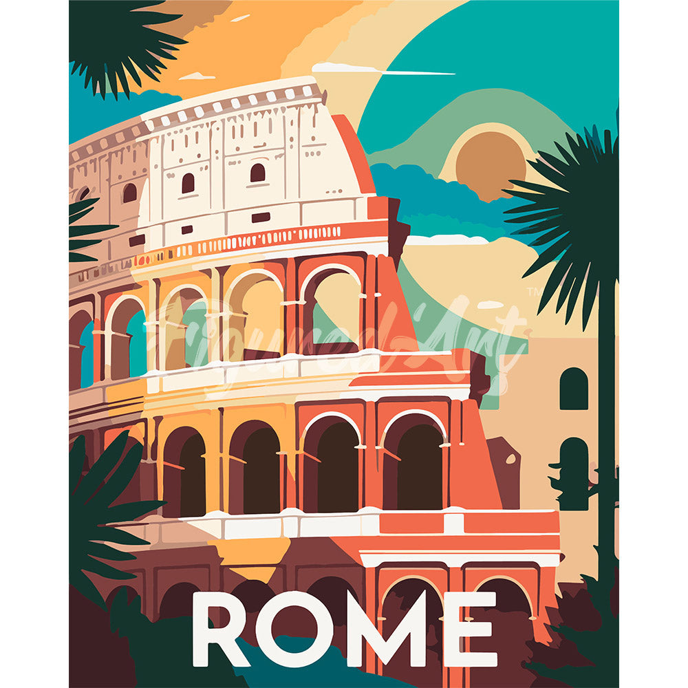 Travel Poster Rome
