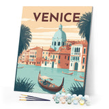 Paint by Numbers - Travel Poster Venice