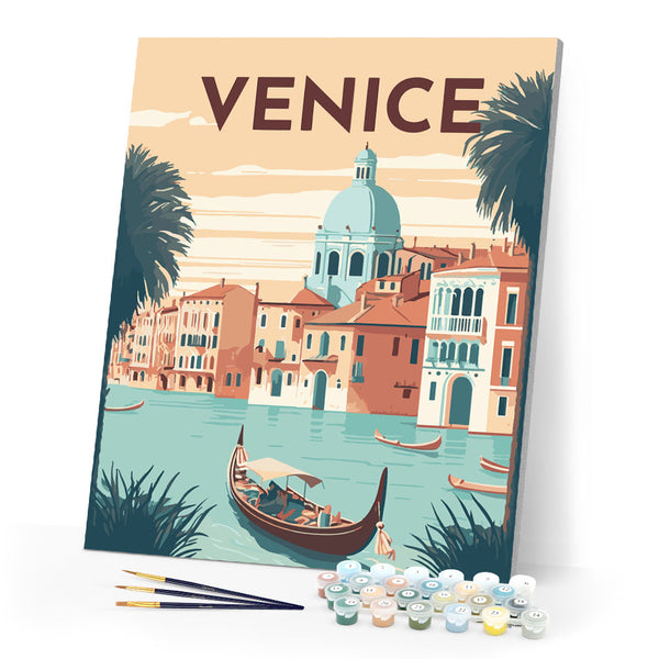 Paint by Numbers - Travel Poster Venice