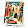 Paint by Numbers - Travel Poster Seville